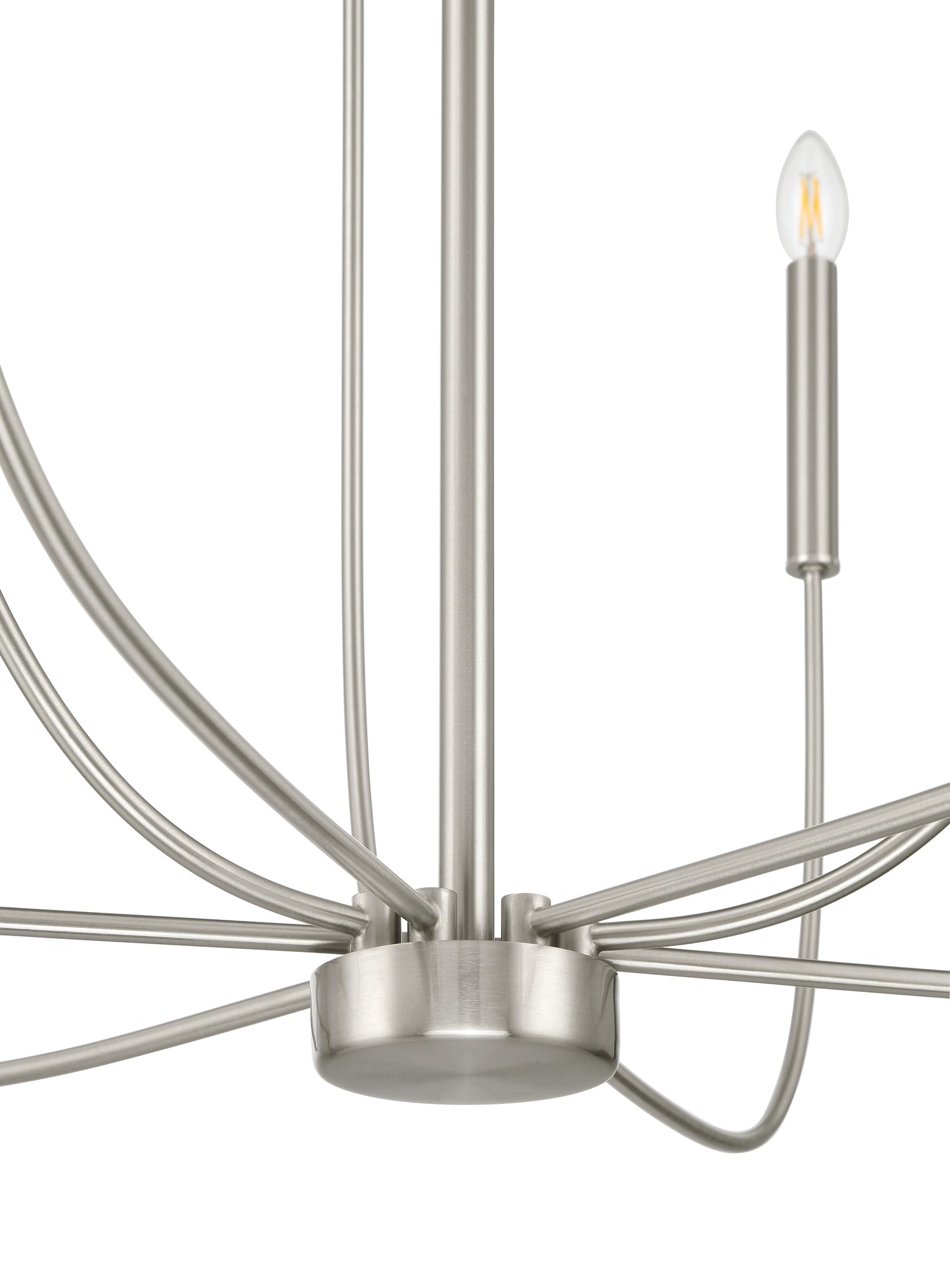 59829-BNK - Traci 9 Light 37" Wide Chandelier - Brushed Nickel