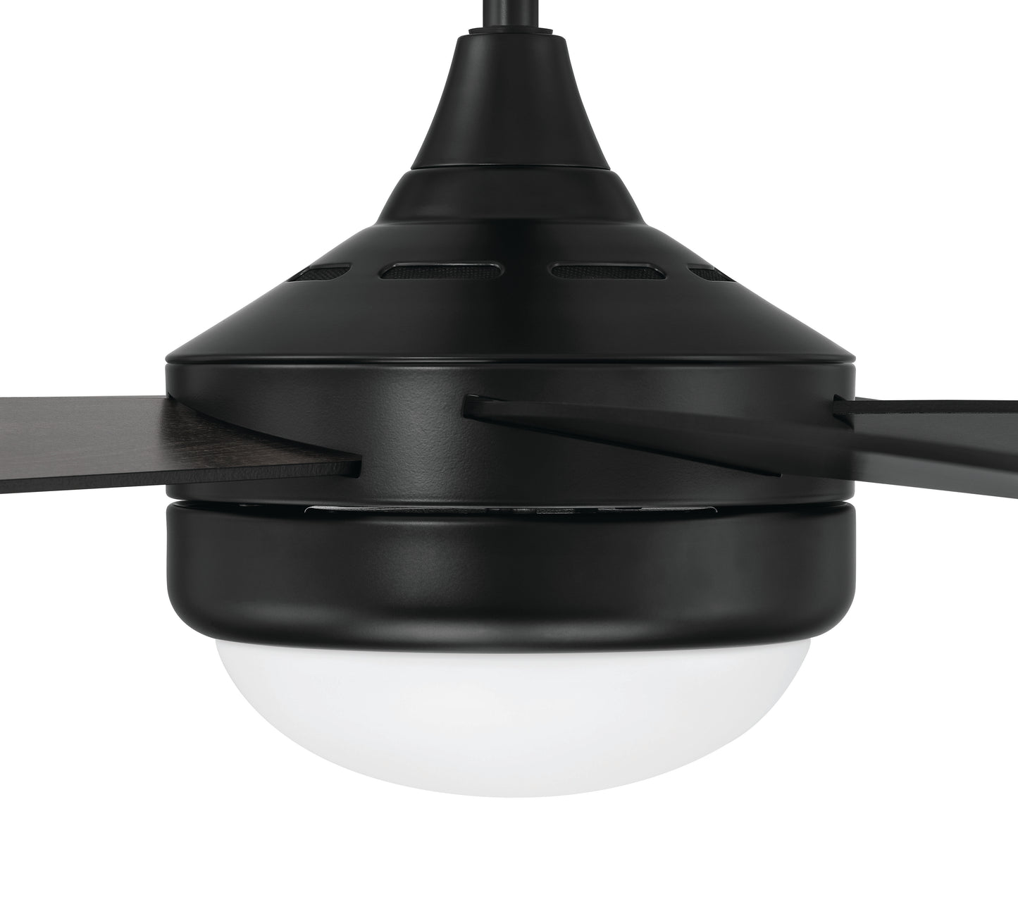 PHZ52FB5 - Phaze II 5- Blade 52" 5 Blade Ceiling Fan with Light Kit - Flat Black