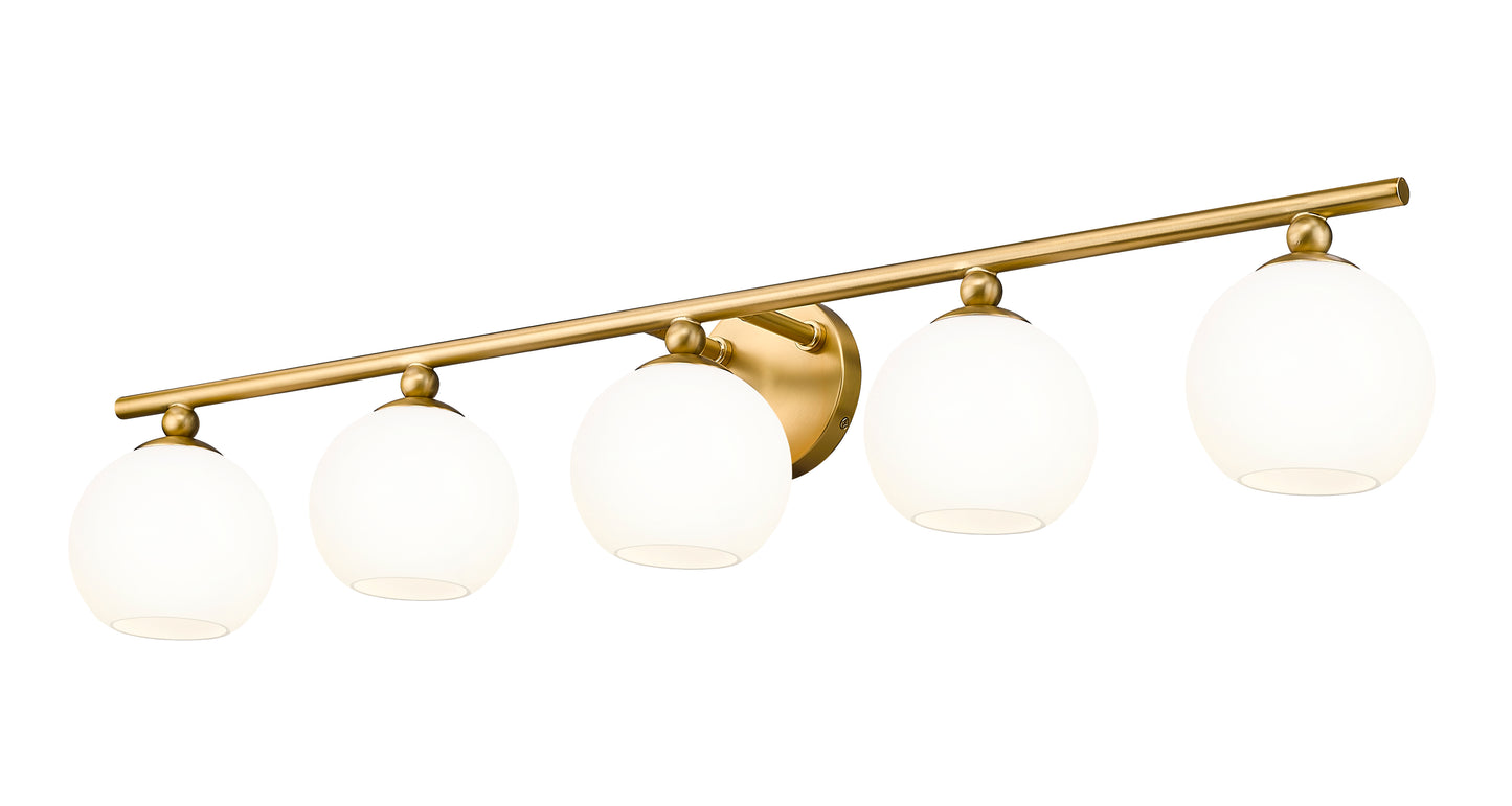 1100-5V-MGLD - Neoma 5 Light 38" Vanity - Modern Gold