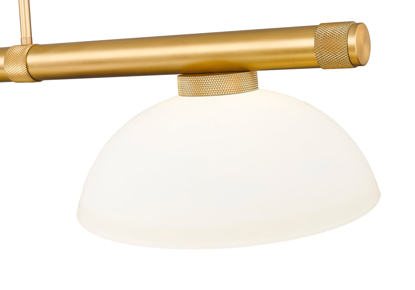 3050-3RB-DMO14 - Vanguard 3 Light 58" Billiard - Rubbed Brass