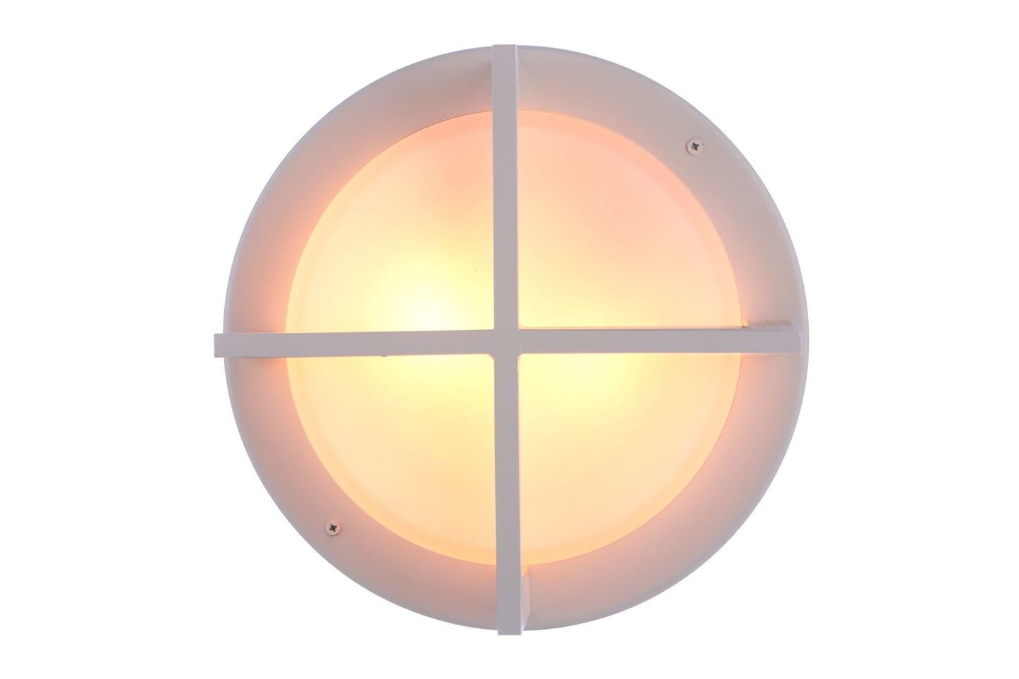 ZA5912-TW - Bulkhead Round 2 Light 3.94" High Outdoor Wall/Ceiling Mount - Textured White