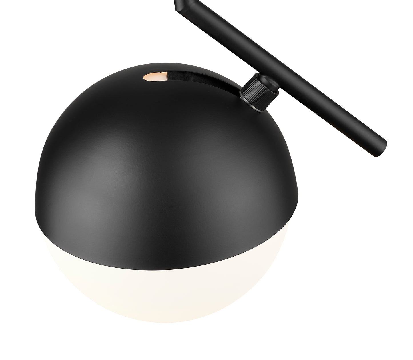 7517P7-MB - Realm Sphere 1 Light 8" Pendant - Matte Black
