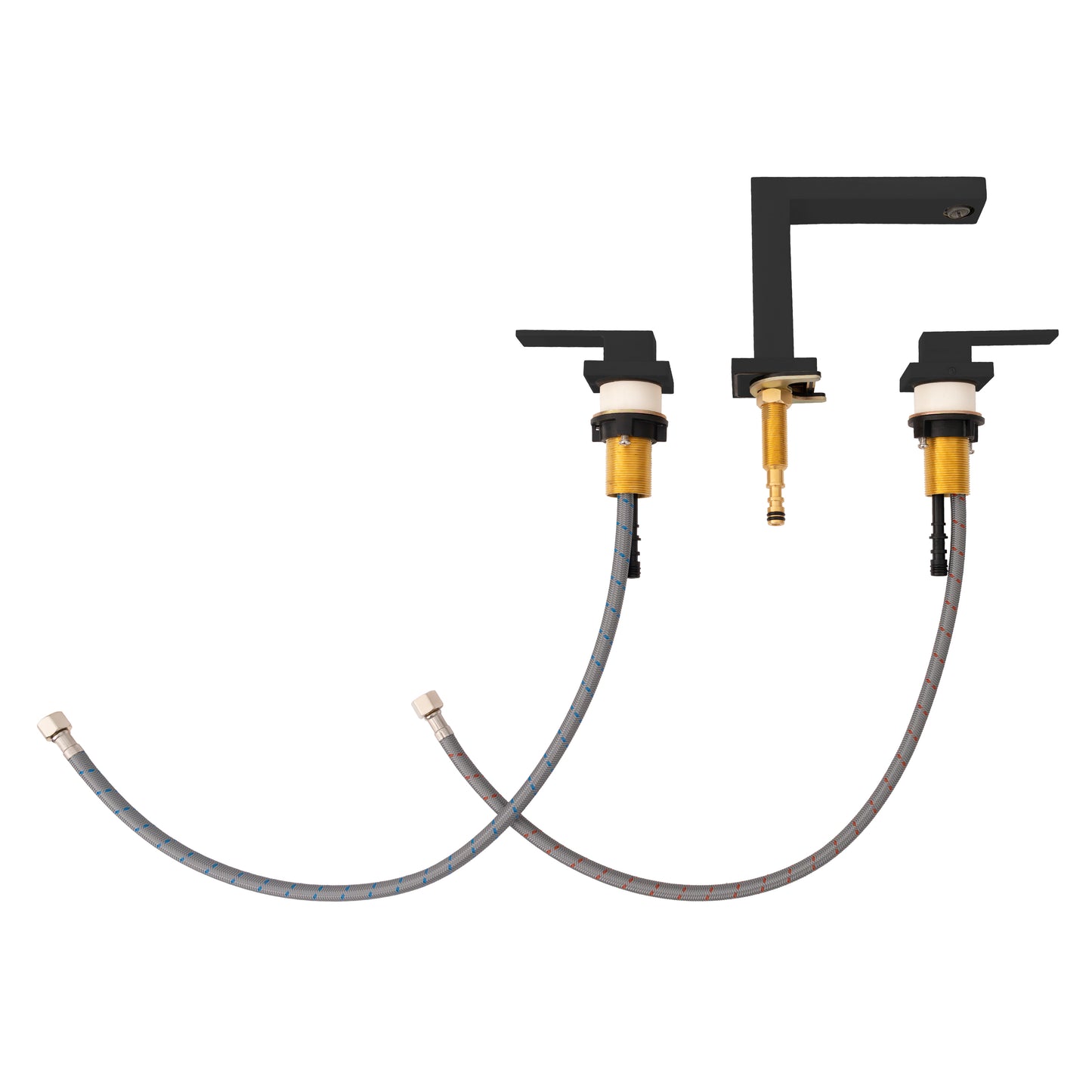 RBCN3-BF-MB - Rubicon Modern Widespread Bath Faucet in Matte Black