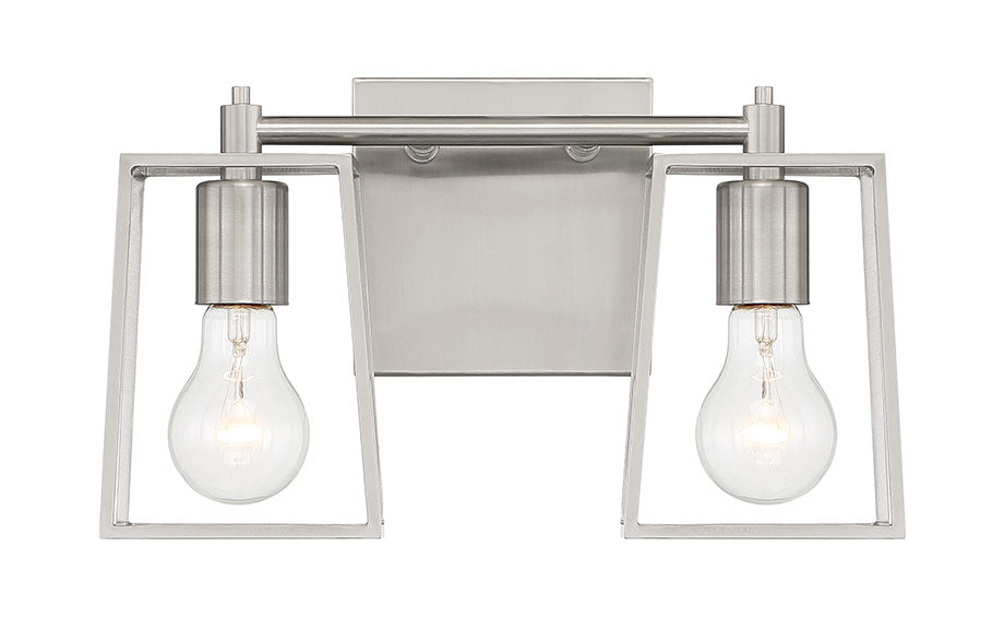 12113BNK2 - Dunn 2 Light 13.25" Wide Vanity Light - Brushed Nickel
