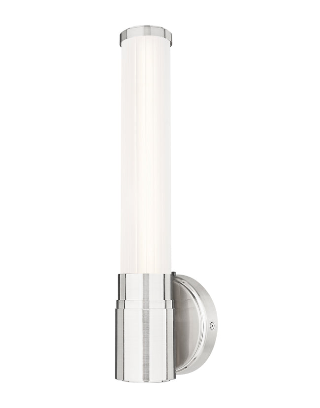 1020-1S-BN-LED - Warwick 1 Light Wall 16" Sconce - Brushed Nickel