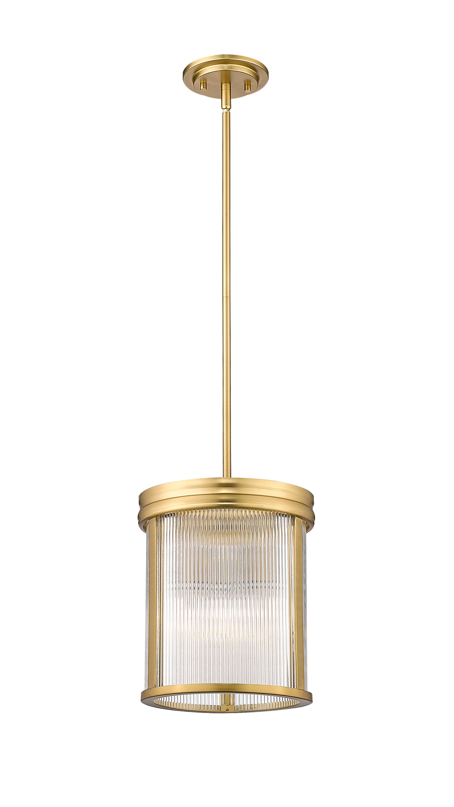 7504P10-MGLD - Carnaby 3 Light 10" Pendant - Modern Gold
