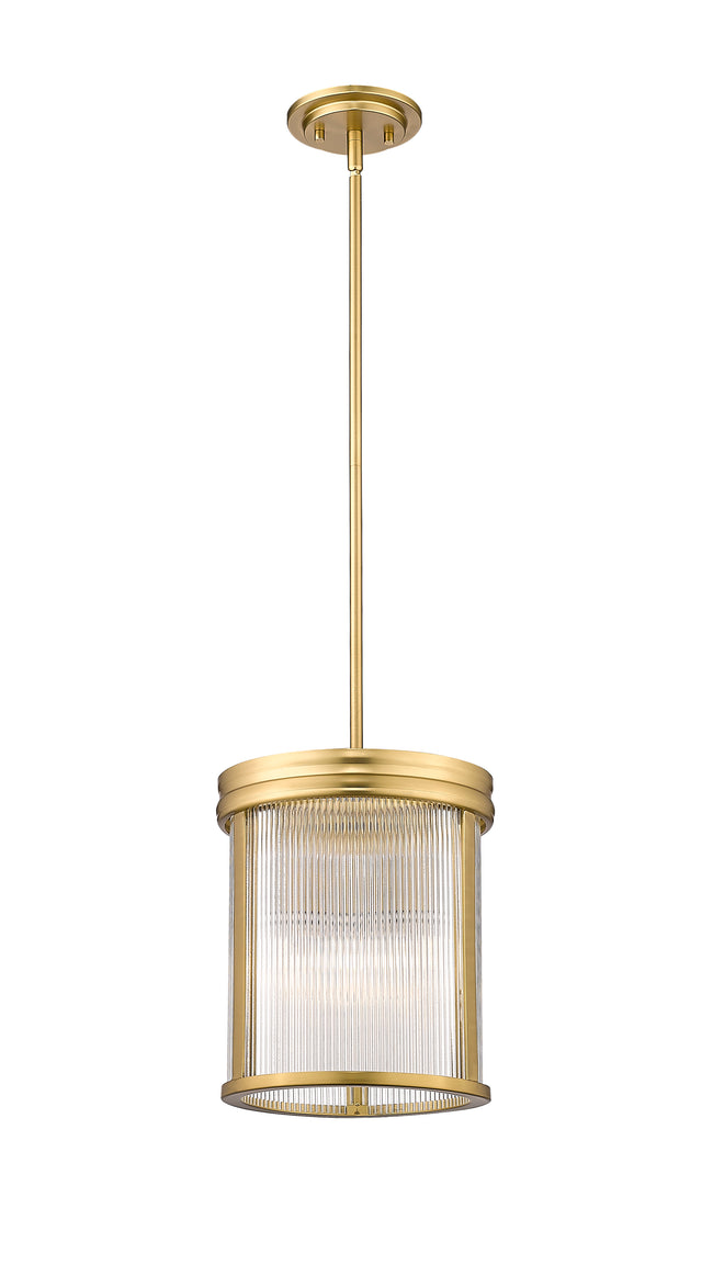 7504P10-MGLD - Carnaby 3 Light 10" Pendant - Modern Gold