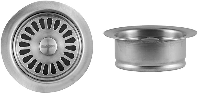 441098 - 3.5" Disposal Basket Strainer and Sink Flange Assembly - Stainless Steel