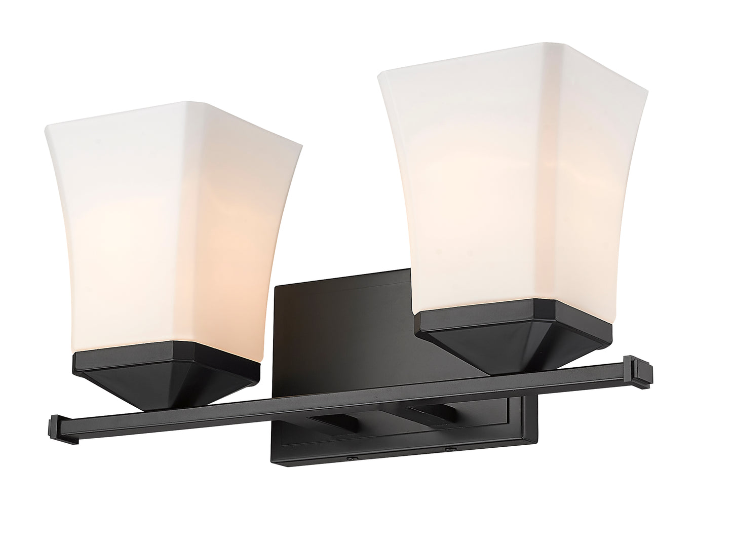 1939-2V-MB - Darcy 2 Light 16" Vanity - Matte Black