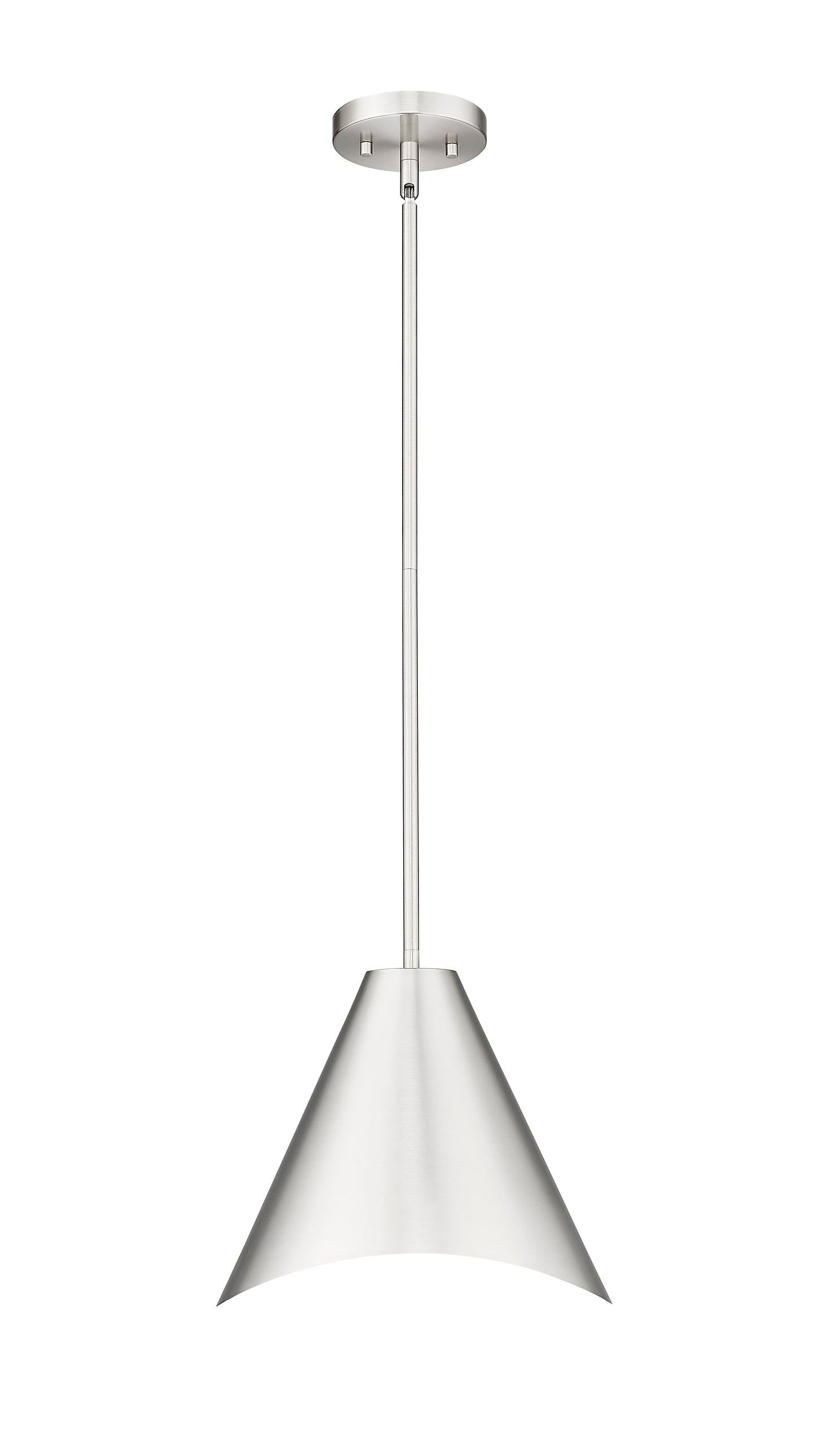 1952P12-BN - Aria 1 Light 12" Pendant - Brushed Nickel