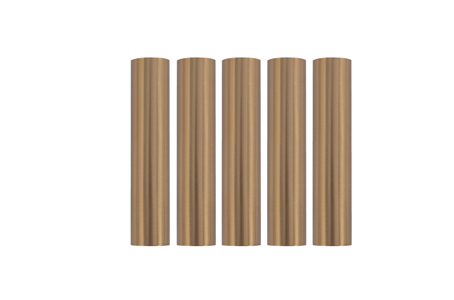 529-SC3-SB - Single Candle Sleeve Cover for 52936/52975-xxx in Satin Brass