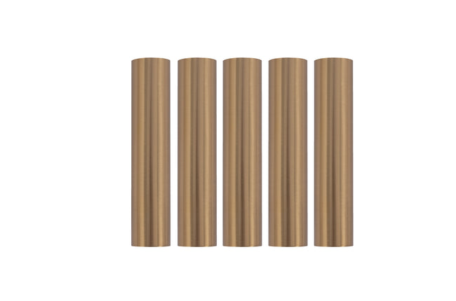 529-SC3-SB - Single Candle Sleeve Cover for 52936/52975-xxx in Satin Brass