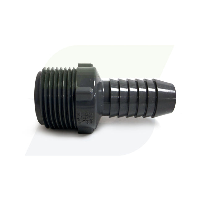 1436-131 - 1" MPT x 3/4" Barbed PVC Insert Fitting, MIPT x Insert