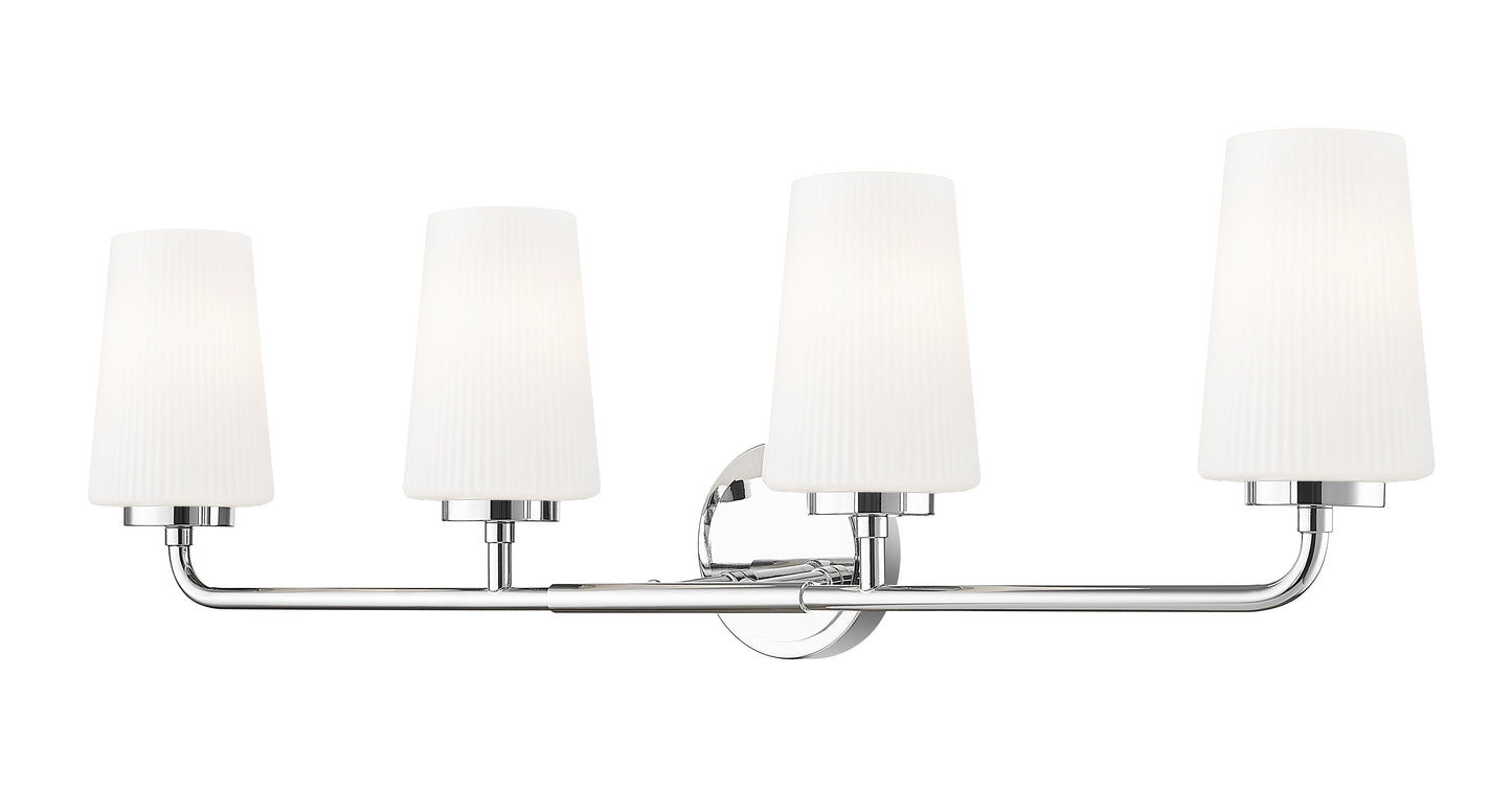 7005-4V-CH - Montford 4 Light 32" Vanity - Chrome