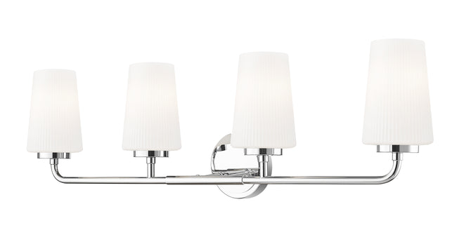 7005-4V-CH - Montford 4 Light 32" Vanity - Chrome