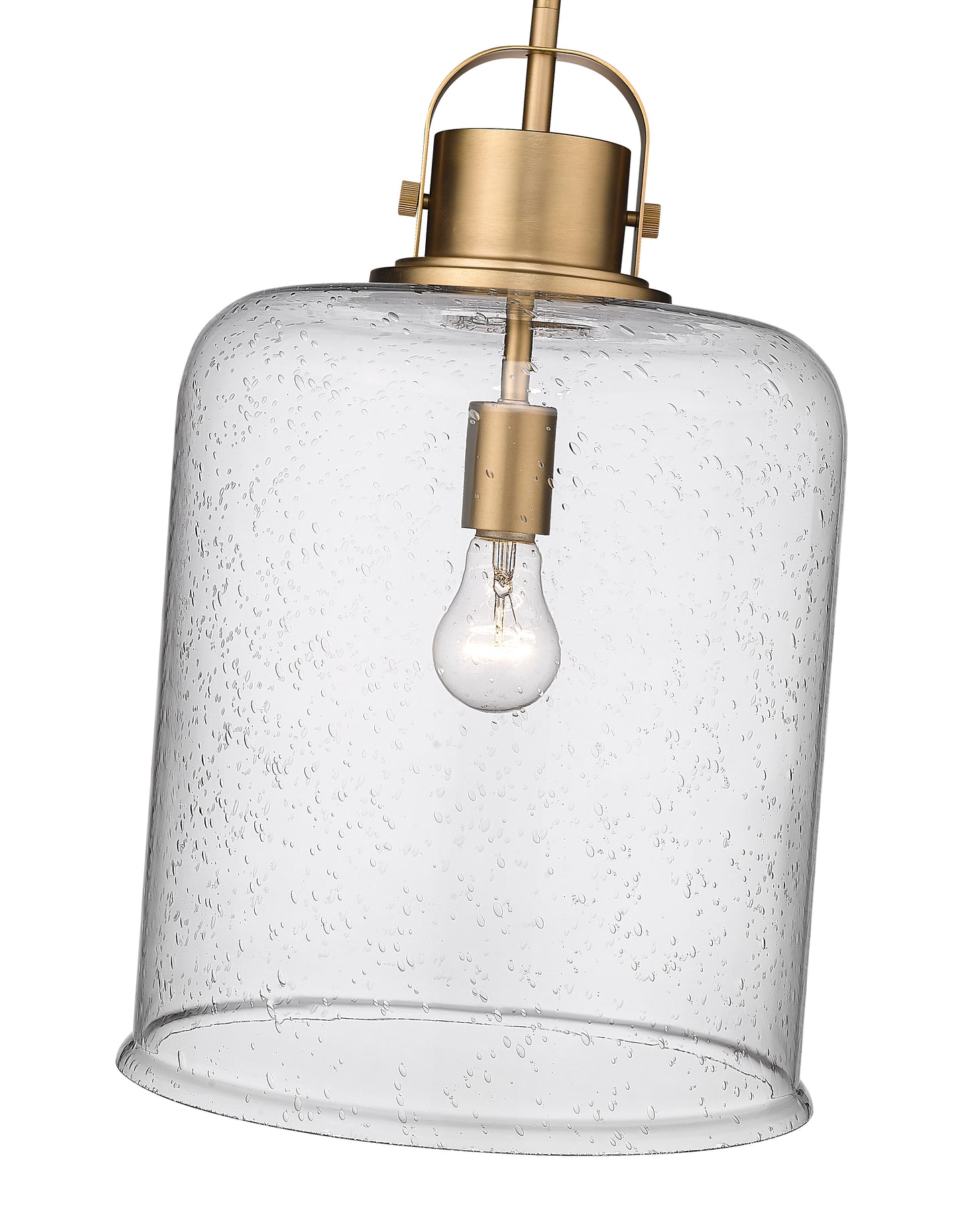 340P12-HG - Kinsley 1 Light 12" Pendant - Heirloom Gold