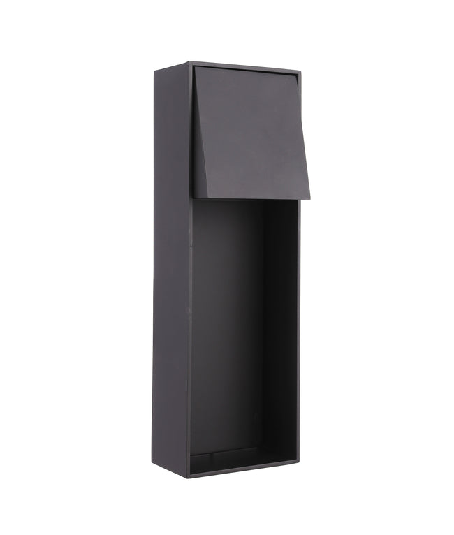 ZA6712-MN-LED - Nook 1 Light 16" High Outdoor Wall Lantern - Midnight