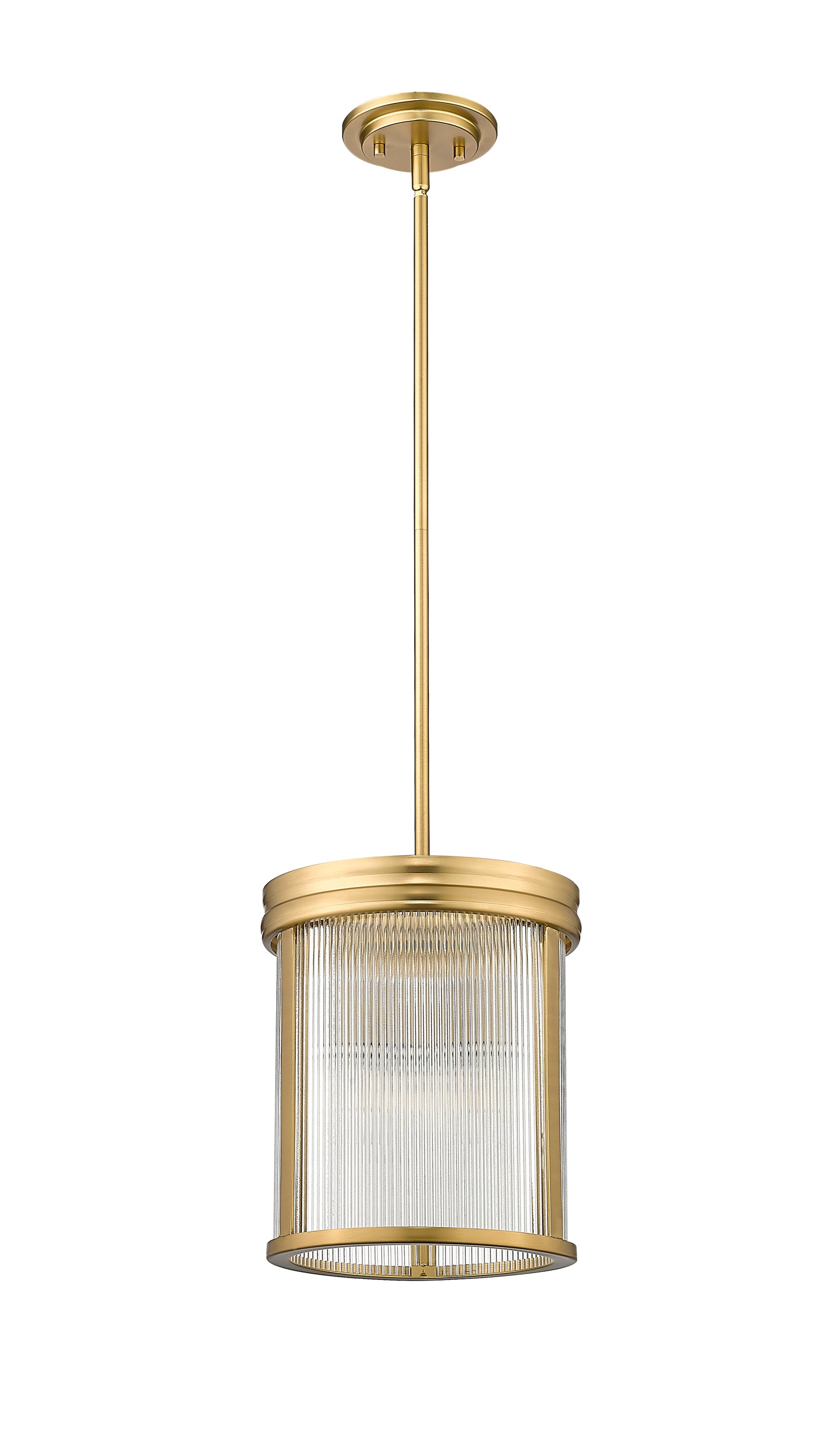 7504P10-MGLD - Carnaby 3 Light 10" Pendant - Modern Gold