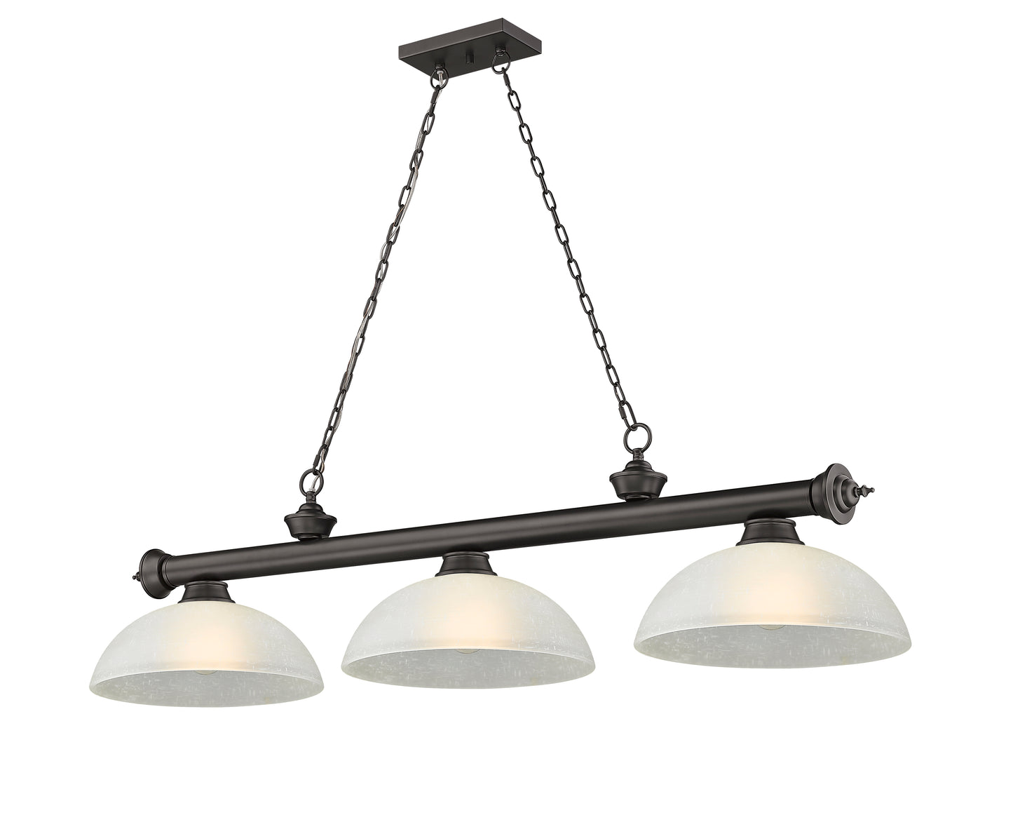 2306-3BRZ-DWL14 - Cordon 3 Light 57" Billiard - Bronze