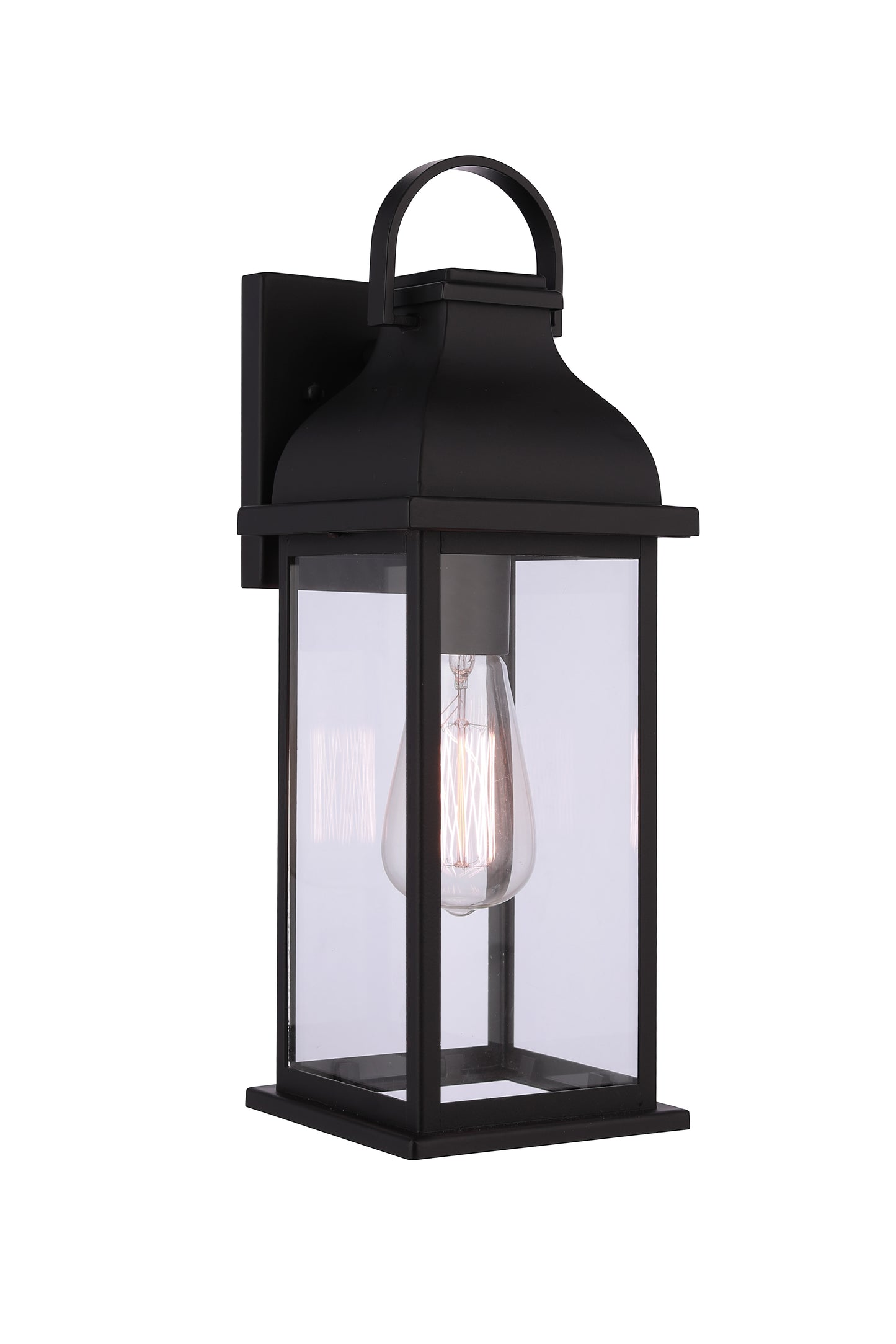 ZA7204-MN - Bent Tree 1 Light 16" High Outdoor Wall Lantern - Midnight