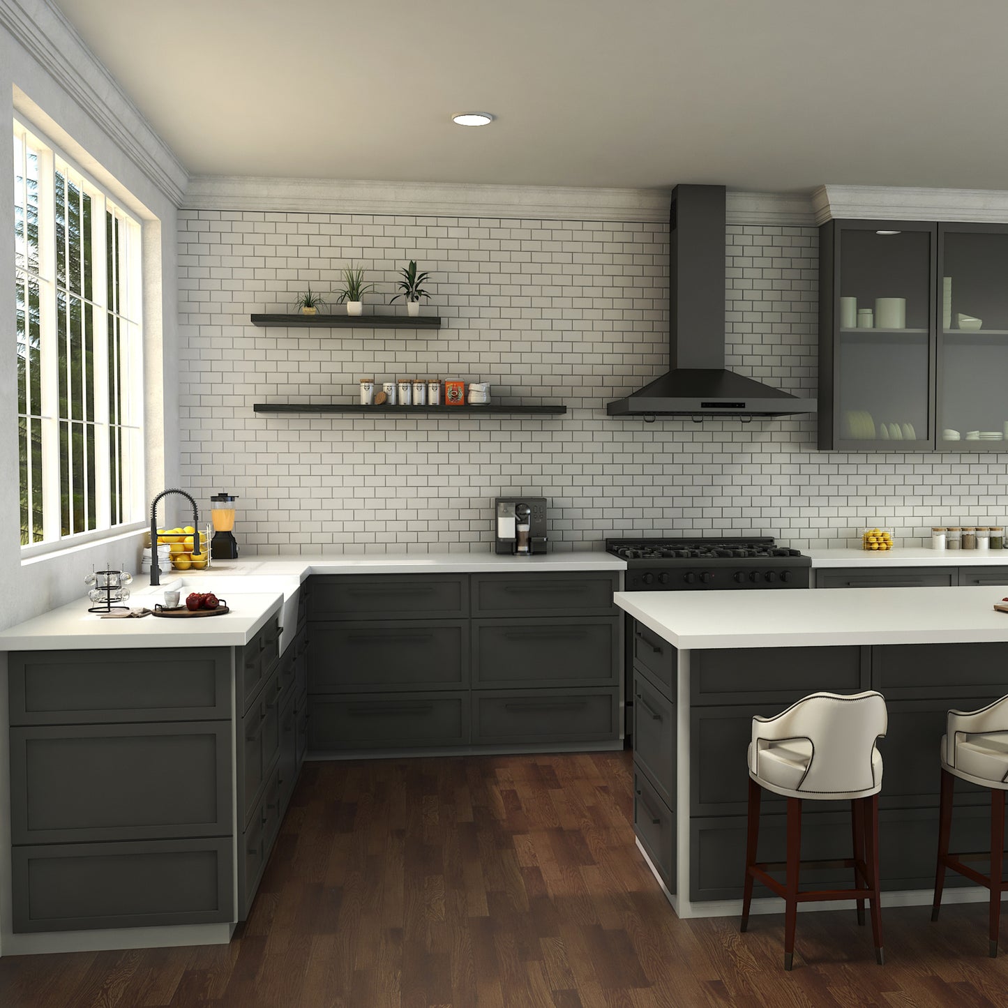 APL-KF-MB - Apollo Kitchen Faucet in Matte Black