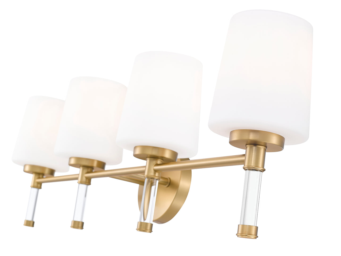 7700-4V-MGLD - Henri 4 Light 32" Vanity - Modern Gold