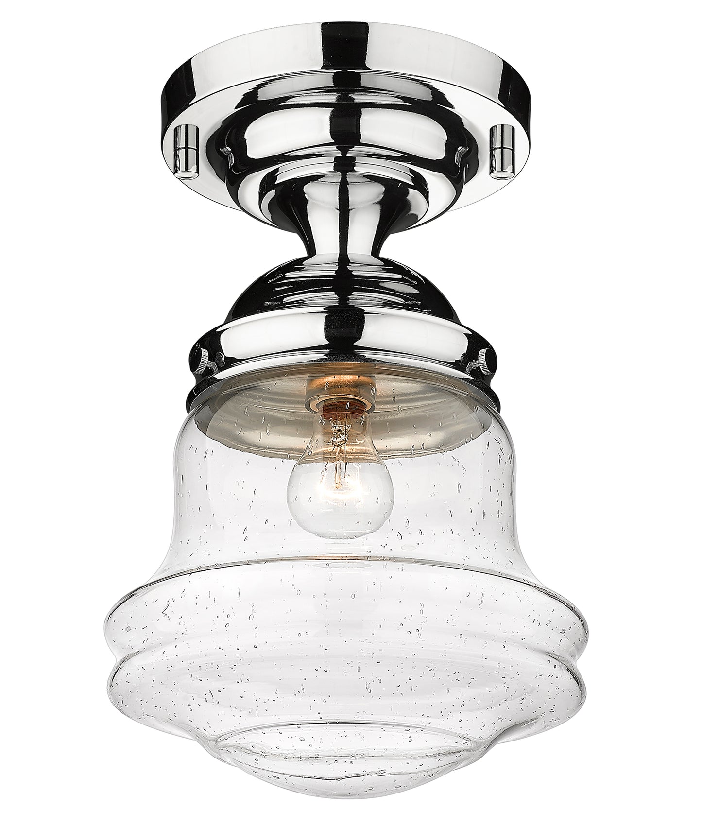 736F10-CH - Vaughn 1 Light Flush 10" Mount - Chrome