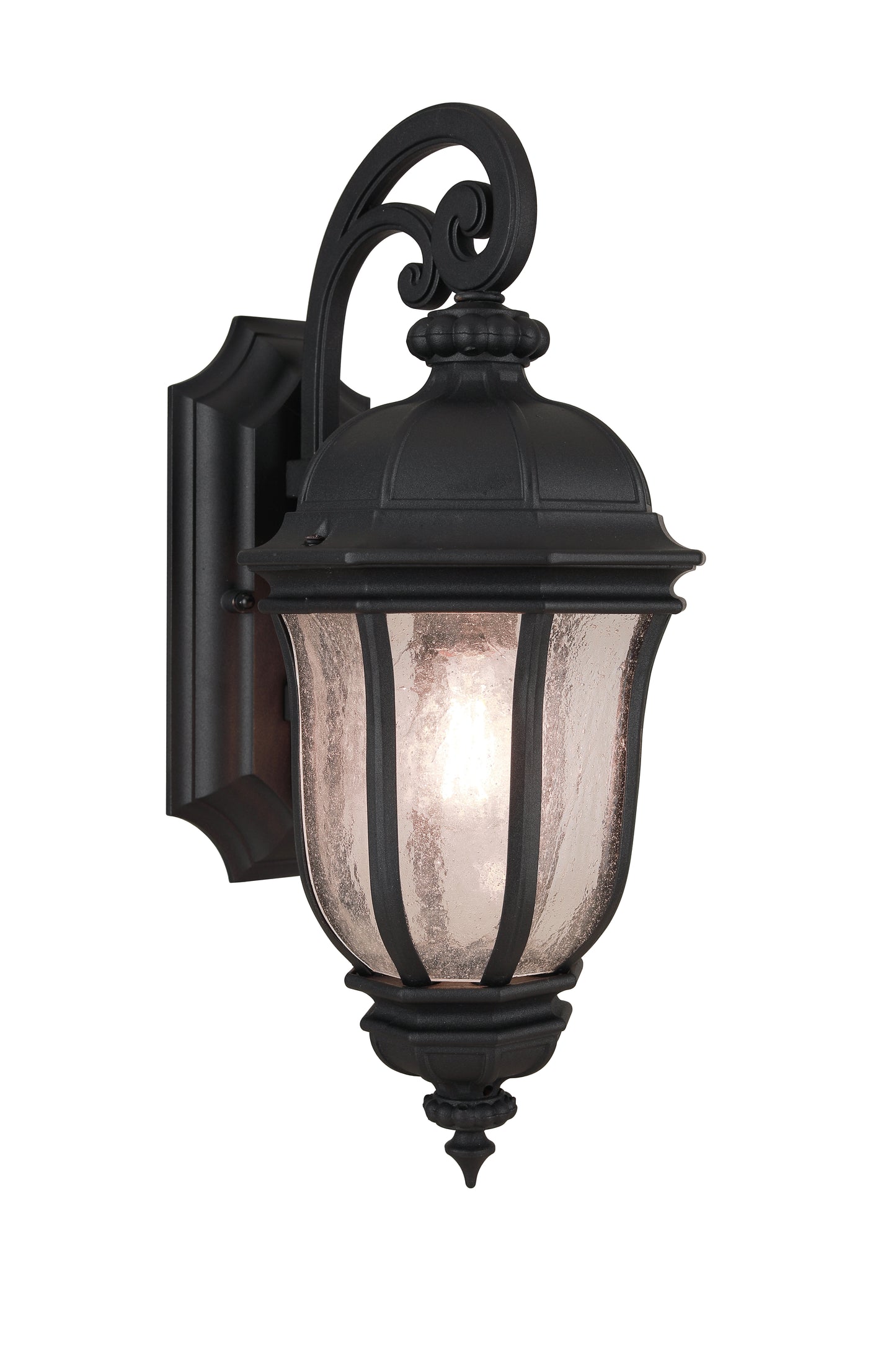 Z3304-TB - Harper 1 Light 18" High Outdoor Wall Lantern - Textured Black