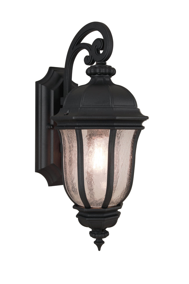 Z3304-TB - Harper 1 Light 18" High Outdoor Wall Lantern - Textured Black