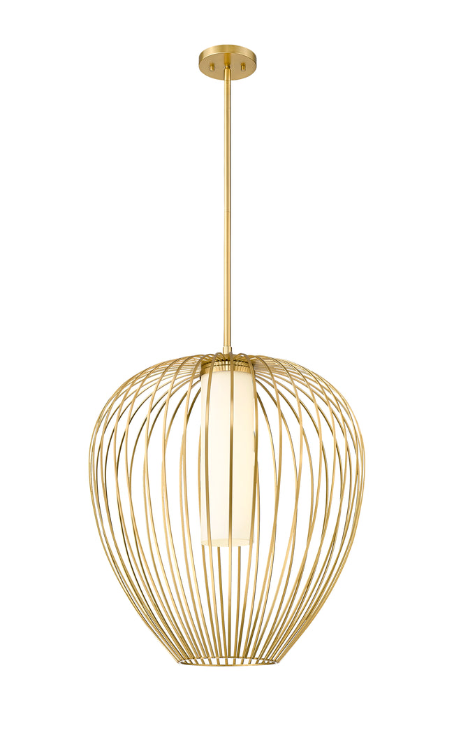 7507-22MGLD - Savanti 1 Light 22" Pendant - Modern Gold