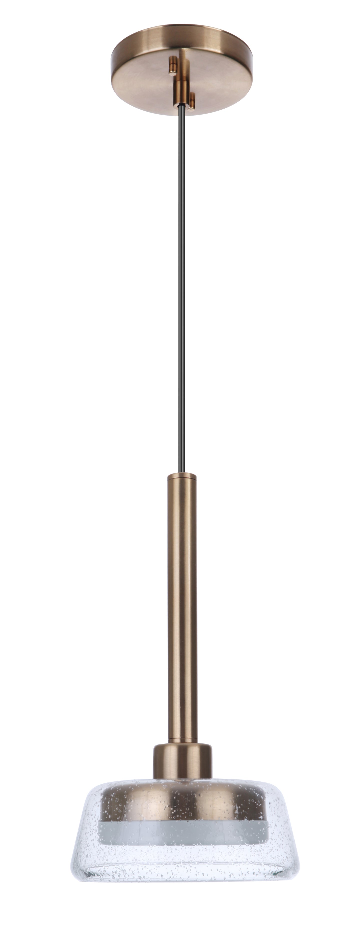 55190-SB-LED - Centric 1 Light 7.38" Wide Pendant - Satin Brass