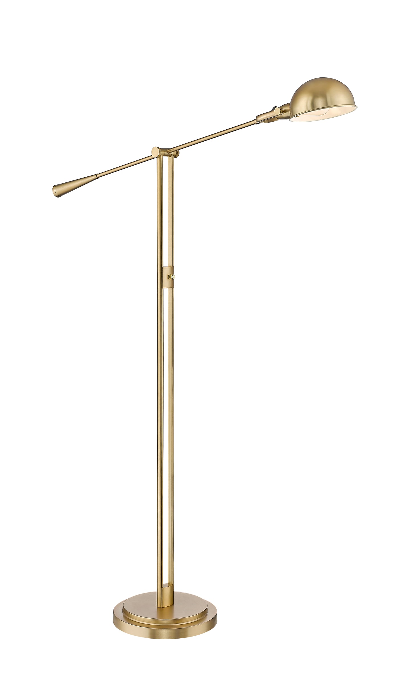 741FL-HBR - Grammercy Park 1 Light Floor 82" Lamp - Heritage Brass