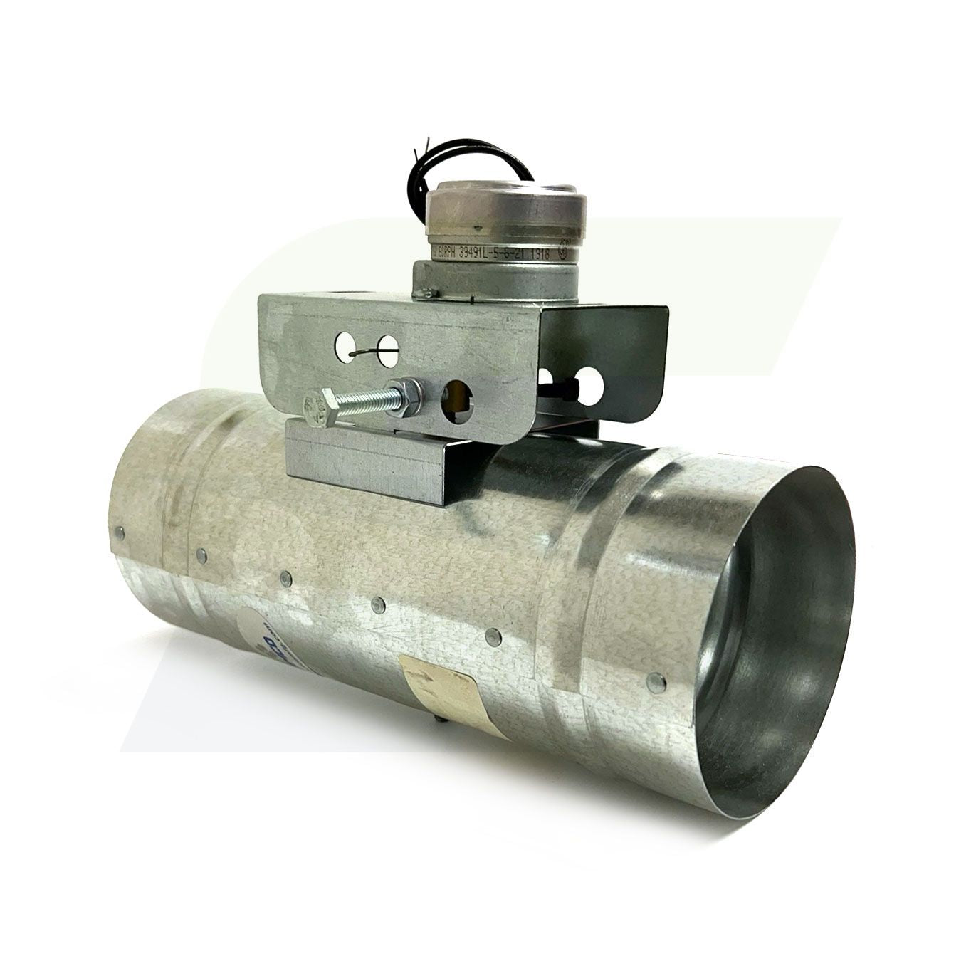 ADC624 - 6" Round Motorized Damper - Normally Closed - 28 Gauge