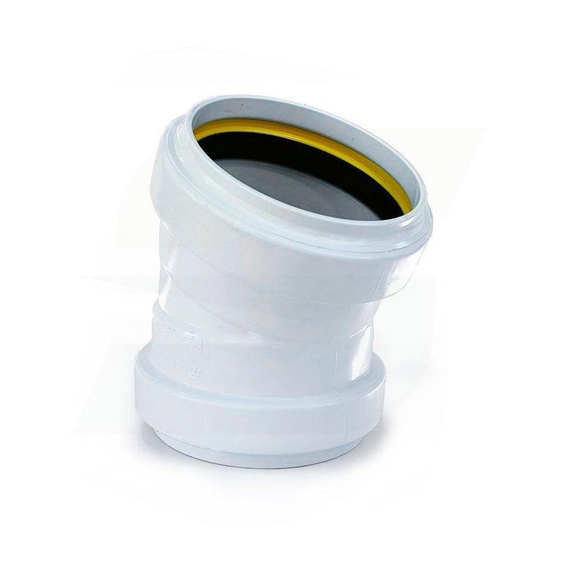 gasketed 22.5 degree bend sewer fitting 