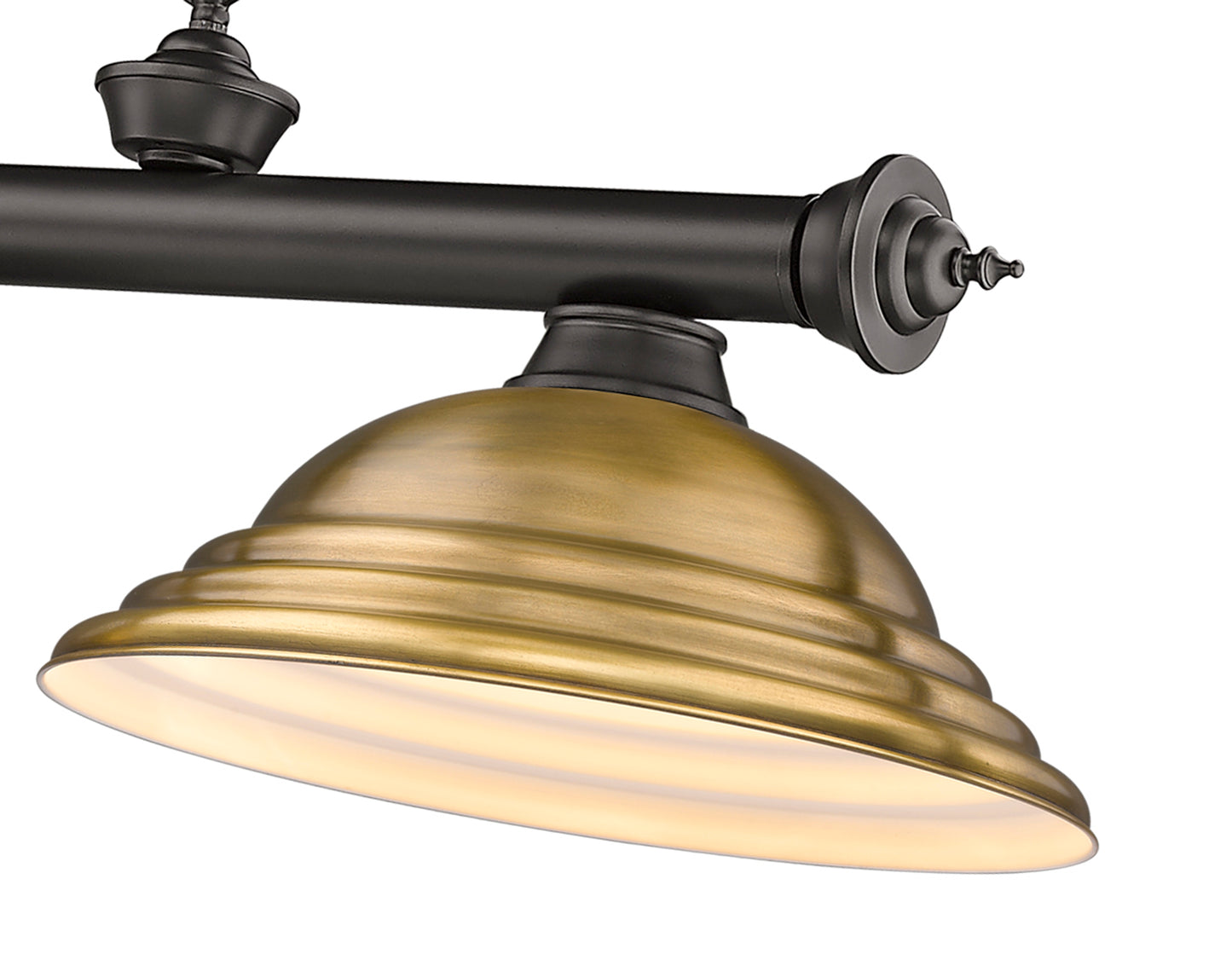 2306-3BRZ-SRB - Cordon 3 Light 58" Billiard - Bronze