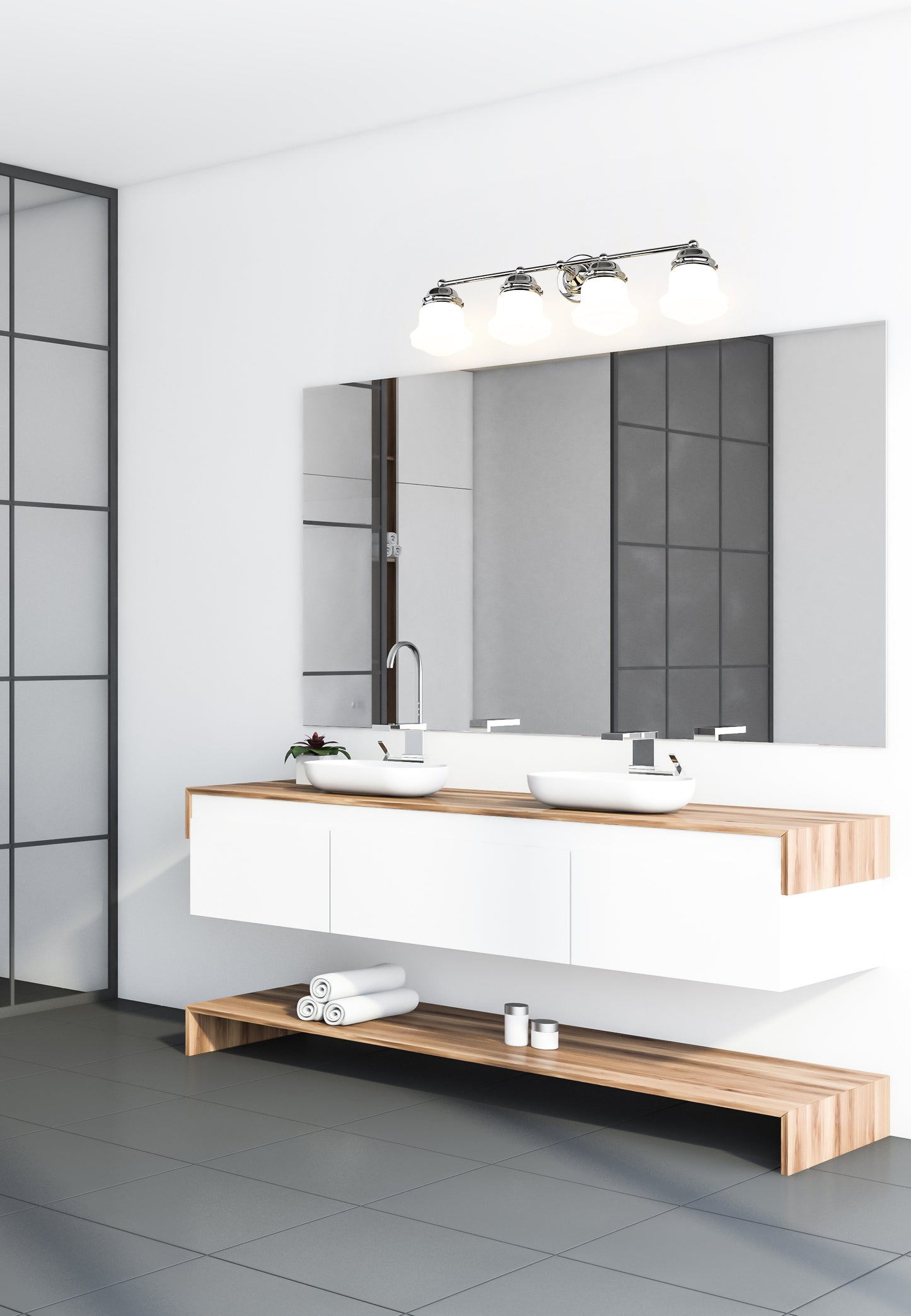 735-4V-CH - Vaughn 4 Light 32" Vanity - Chrome