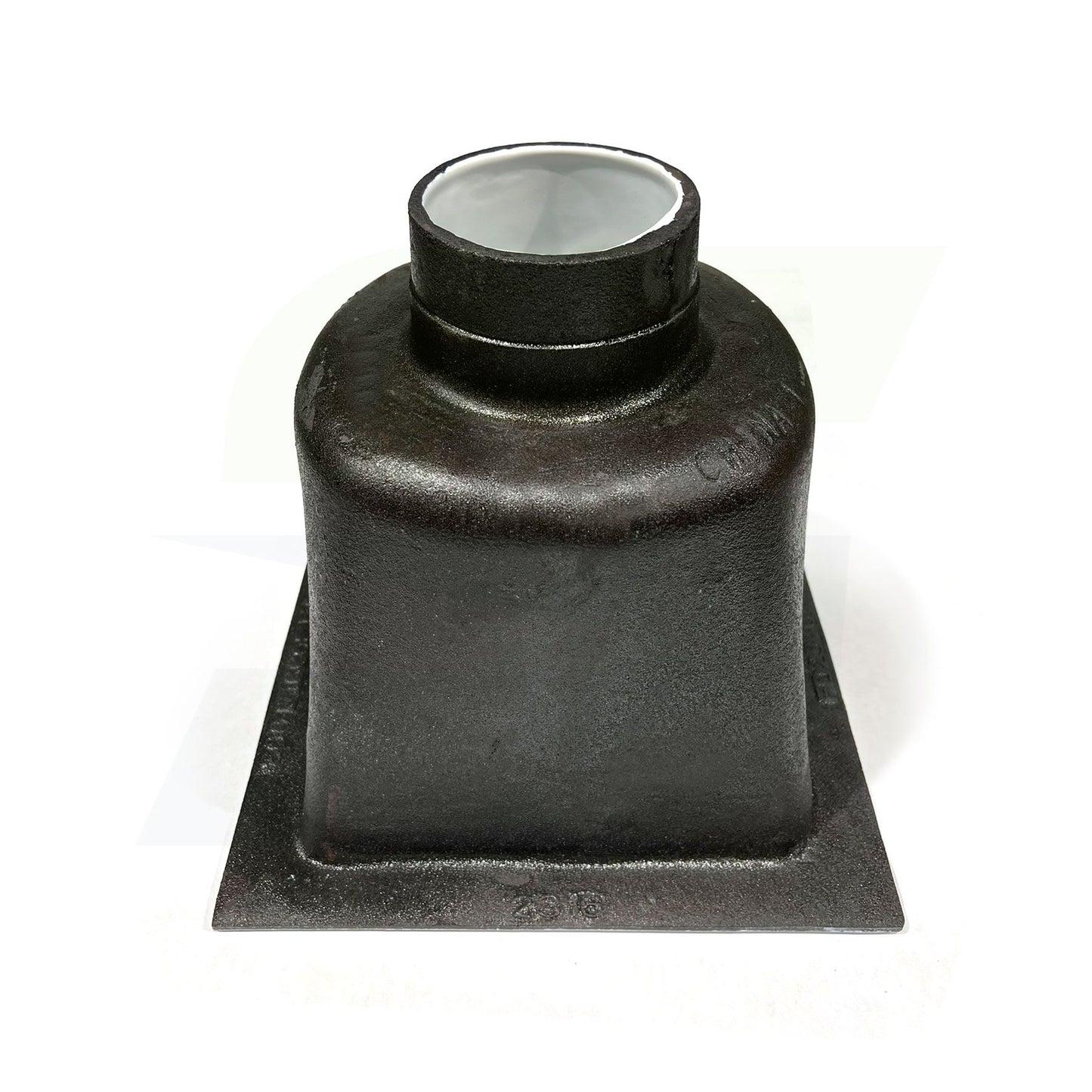 FD2376-NH4 - 12" x 12" Porcelain Enameled 8" Cast Iron Floor Sink - 4" No-Hub Connection
