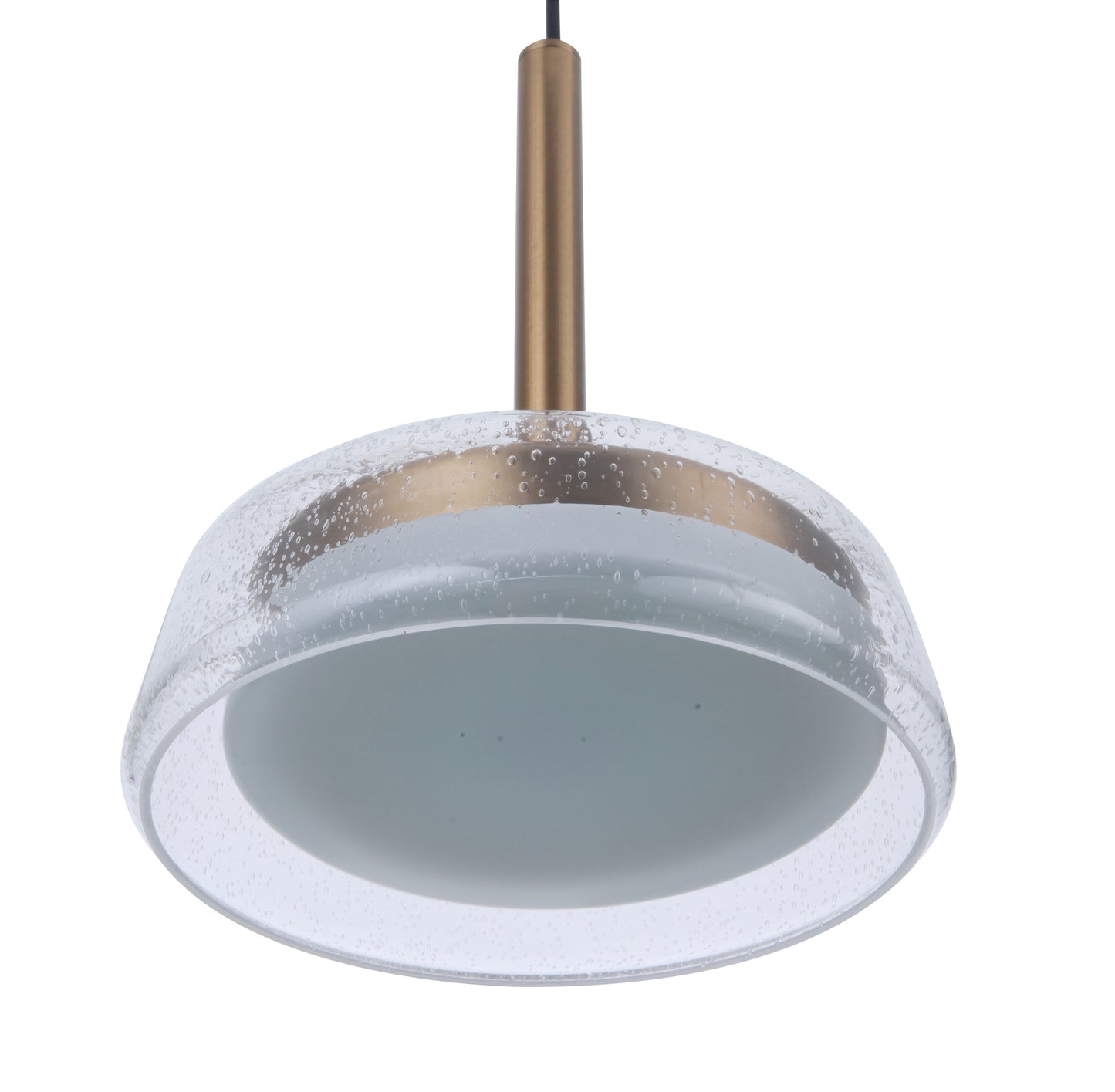 55191-SB-LED - Centric 1 Light 10" Wide Pendant - Satin Brass