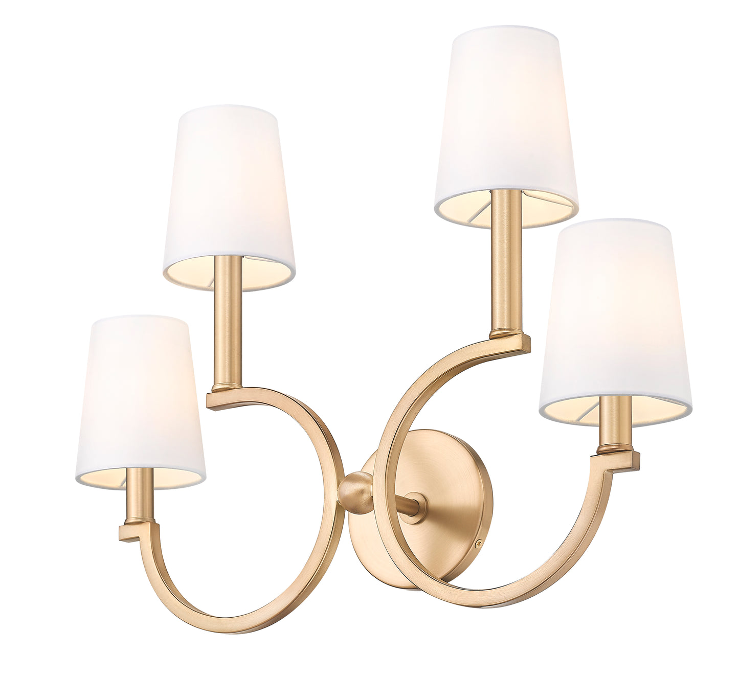 2016-4S-MGLD - Cordelia 4 Light Wall 16" Sconce - Modern Gold