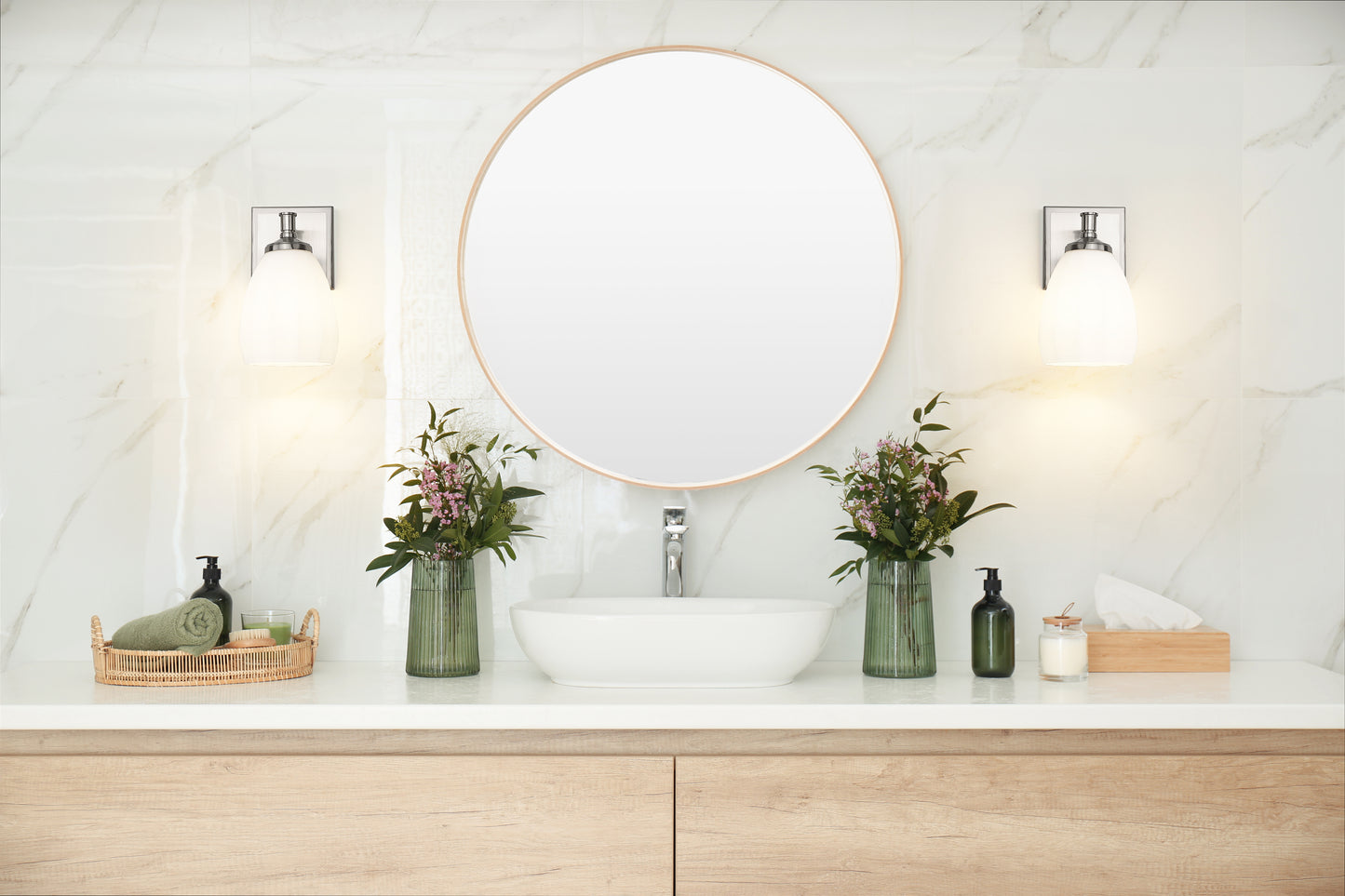 7004-1V-BN - Oren 1 Light 5" Vanity - Brushed Nickel