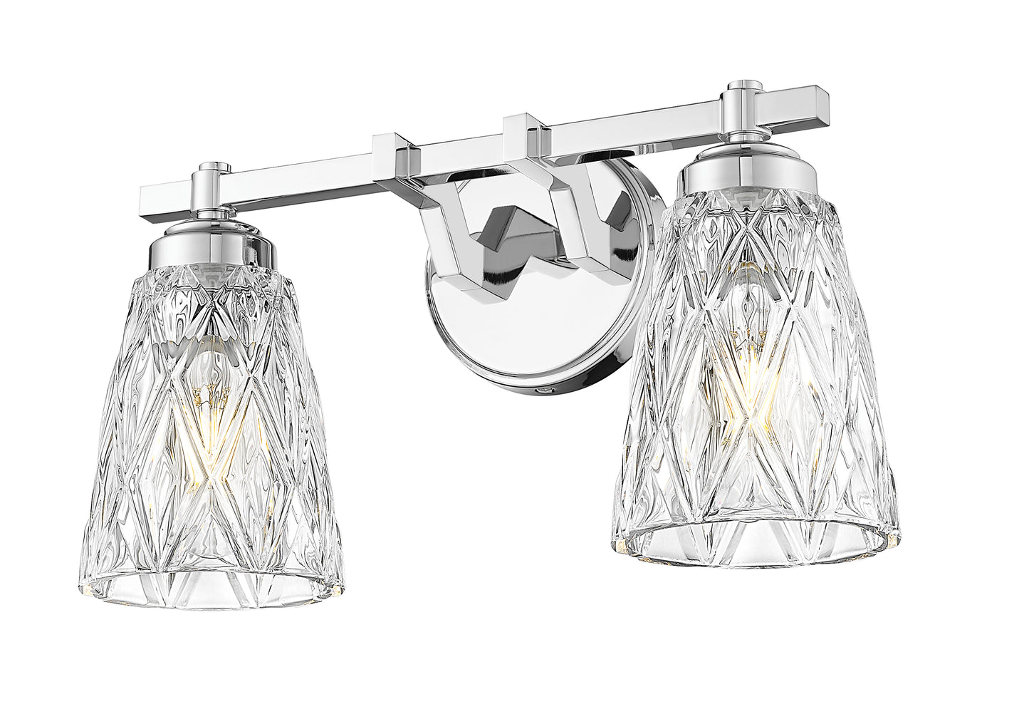 1960-2V-CH - Andree 2 Light 16" Vanity - Chrome