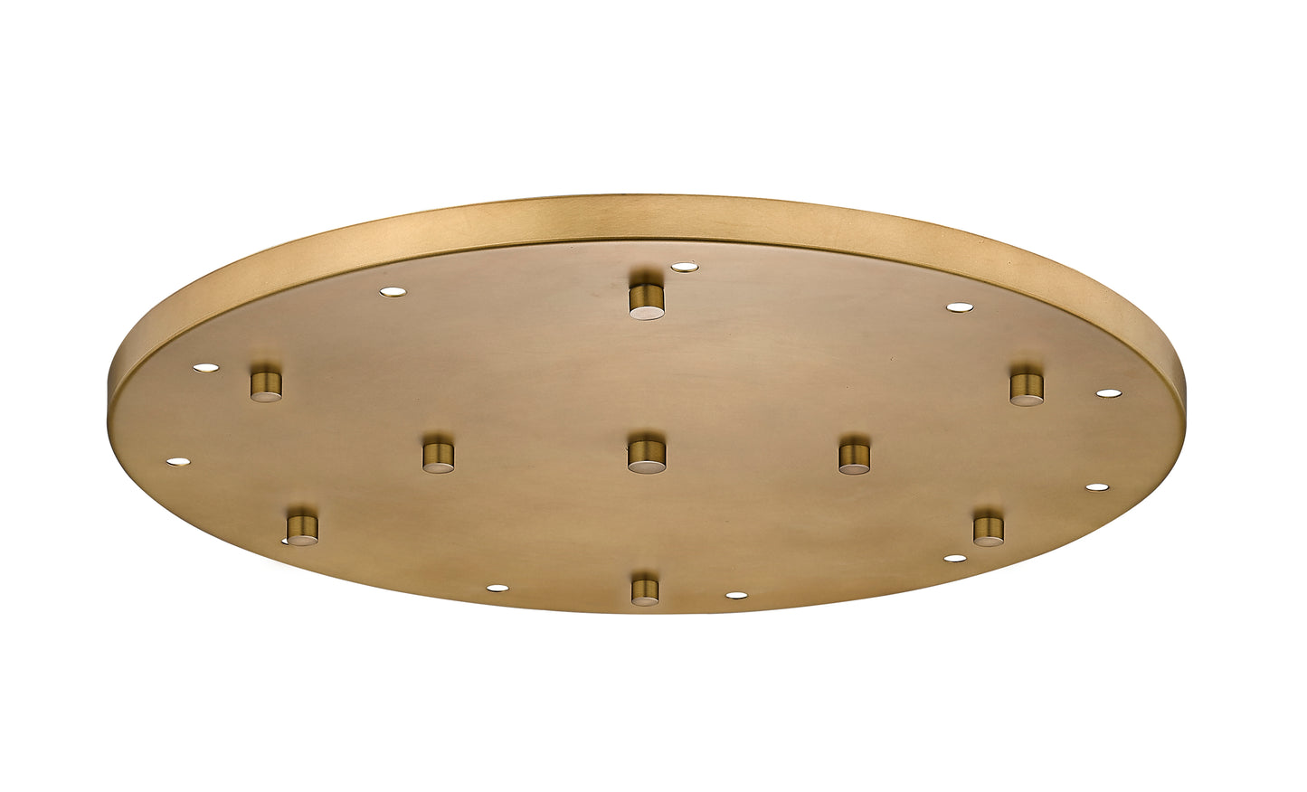 CP2411R-RB - Multi Point Canopy 11 Light Ceiling 24" Plate - Rubbed Brass
