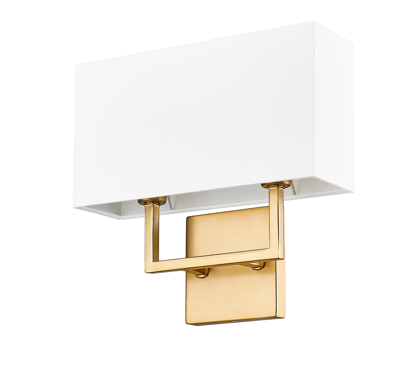 815-2S-OBR - Saxon 2 Light Wall 11" Sconce - Olde Brass