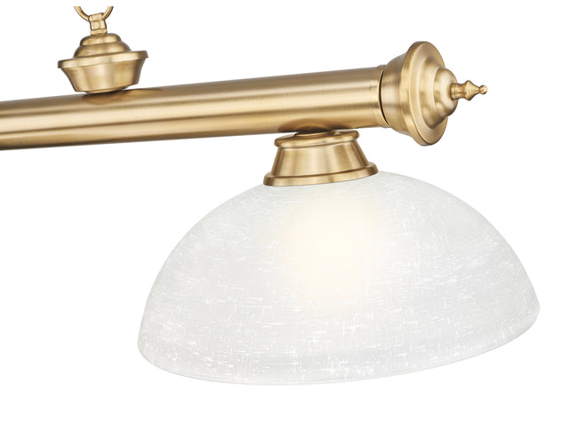 2306-3HBR-DWL14 - Cordon 3 Light 57" Billiard - Heritage Brass