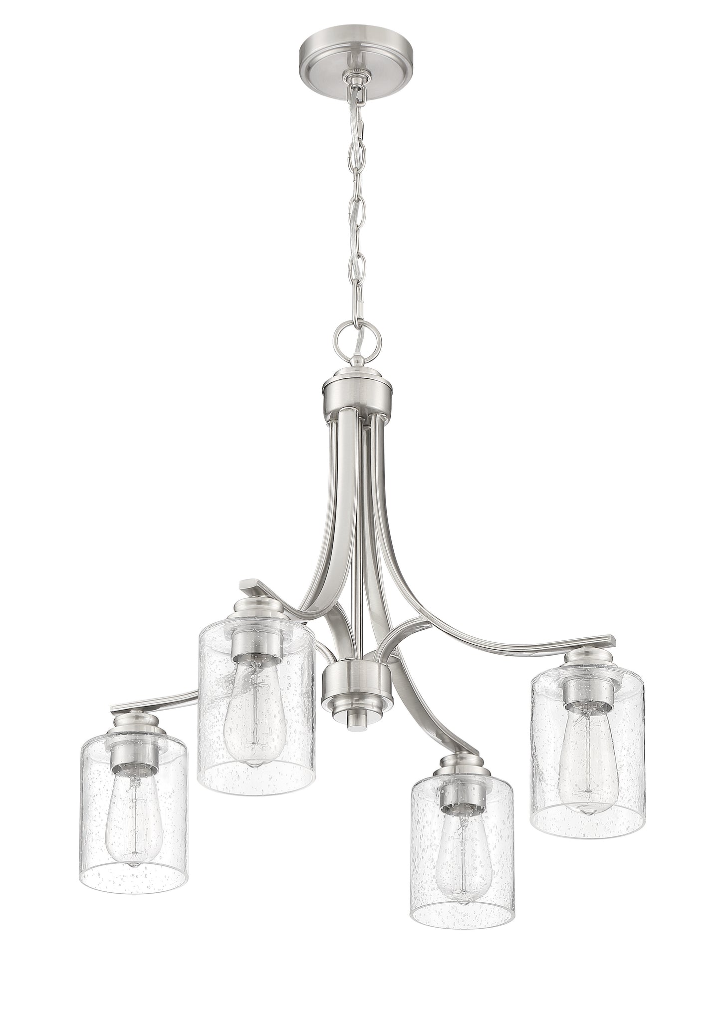 50524-BNK - Bolden 4 Light 23" Wide Chandelier - Brushed Nickel