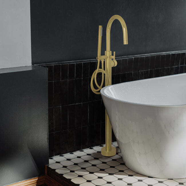 EMBY-BTF-PG - Autograph Edition Emerald Bay Bath Tub Filler in Polished Gold