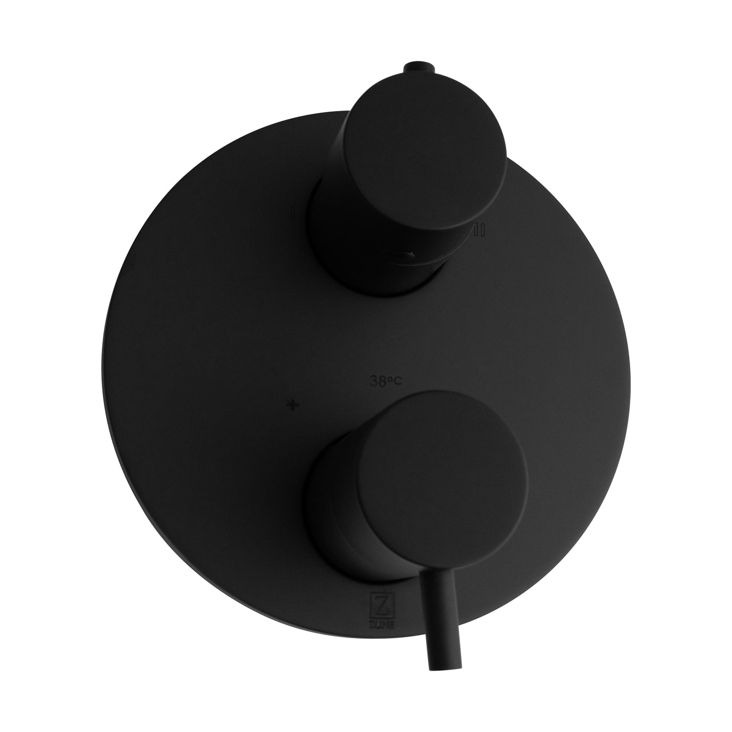 EMBY-SHS-T2-MB - Autograph Edition Emerald Bay Thermostatic Shower System in Matte Black