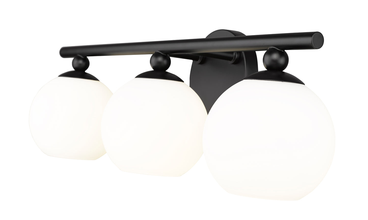1100-3V-MB - Neoma 3 Light 22" Vanity - Matte Black