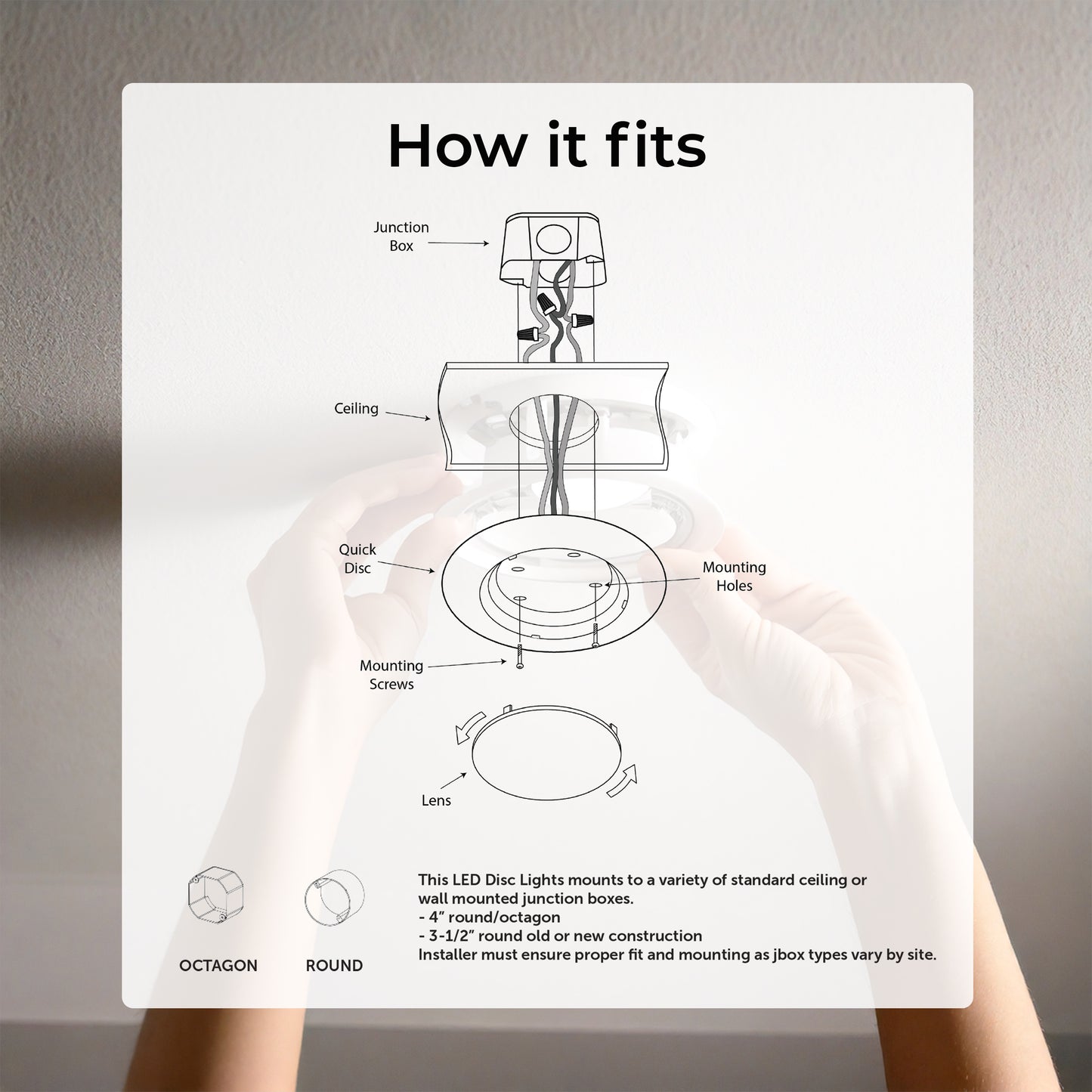 773275 - 7" Dimmable Recessed Retrofit LED Black Aluminum Ceiling Light - 14W - 3000K - 4 Pack