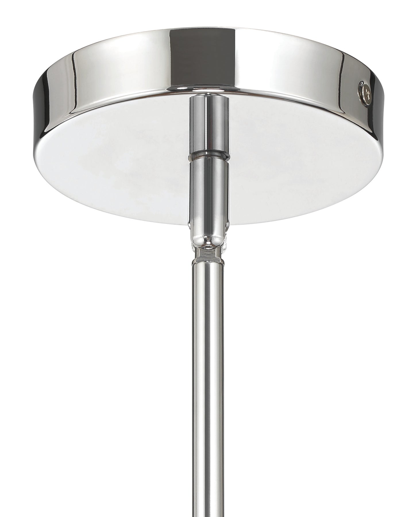 58596-CHWAL - Serena 6 Light 24" Wide Pendant - Chrome / Walnut